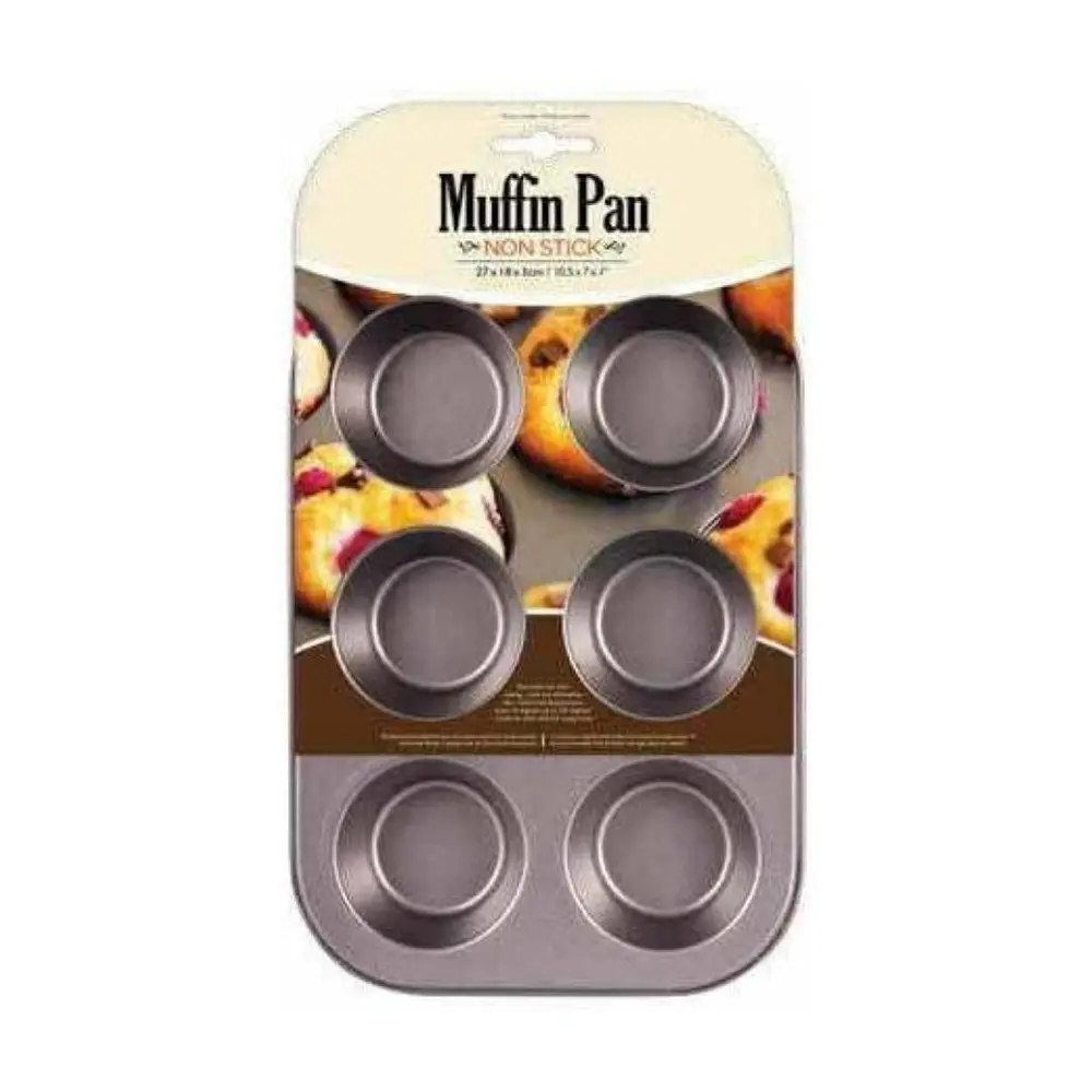Khay Nướng Bánh Muffin Không Dính, Non-Stick Muffin Pan (27 x 18 x 3cm) - UNCLE BILLS